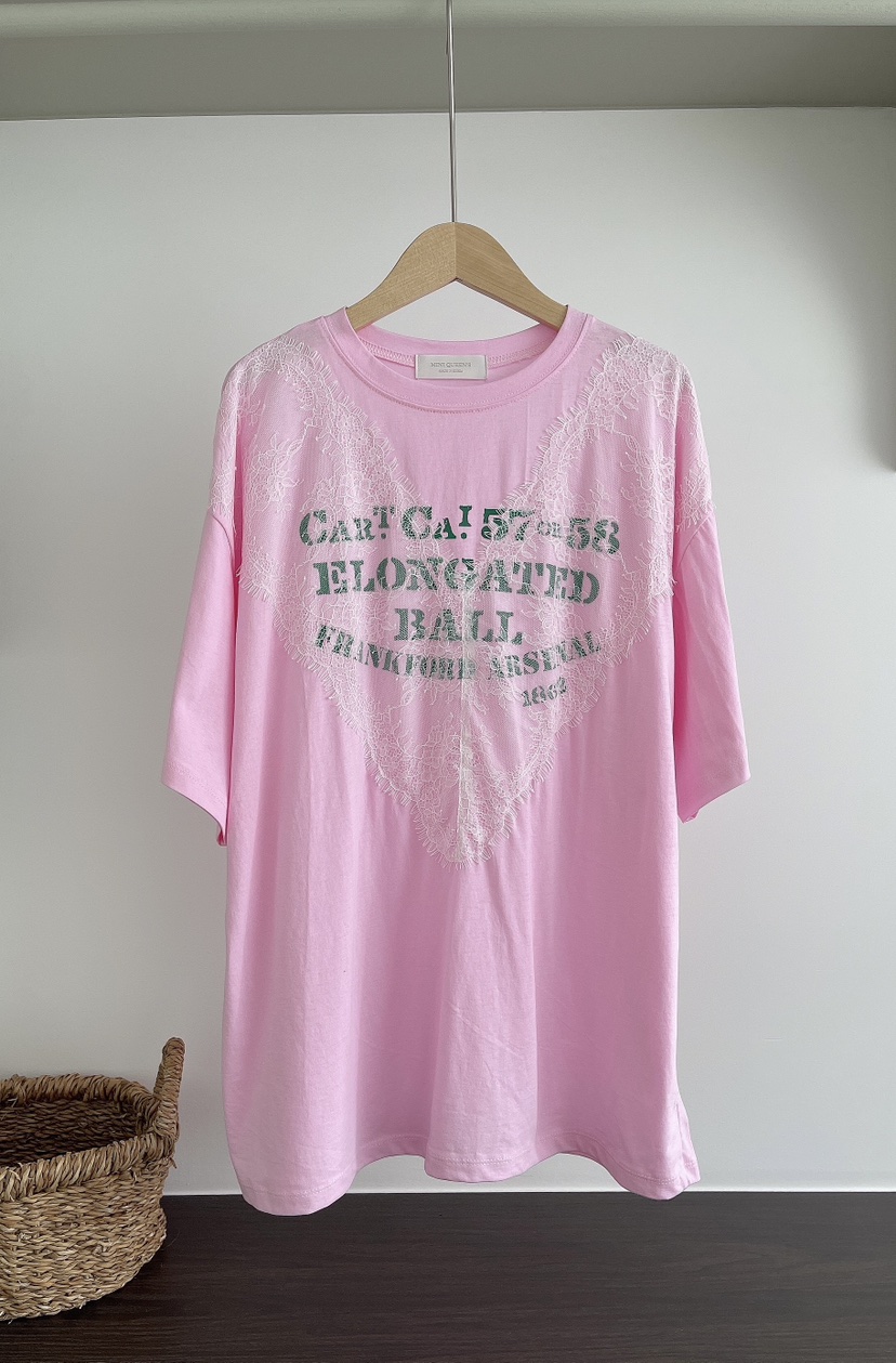 MINIQUEENS韓國代購女裝新品26春夏人氣時尚職業推薦熱賣T恤MINIQUEENST恤圖色2