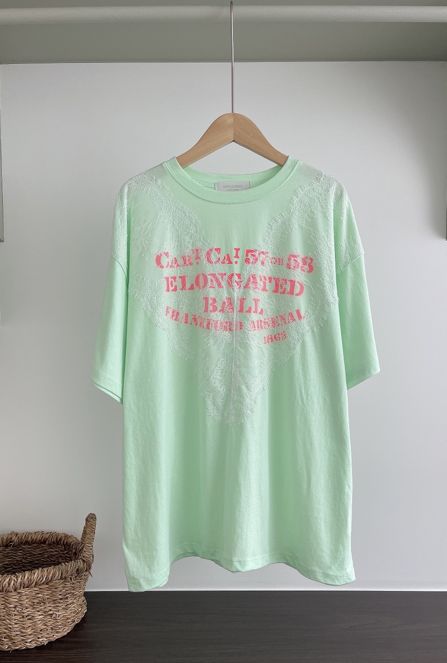 MINIQUEENS韓國代購女裝新品26春夏人氣時尚職業推薦熱賣T恤MINIQUEENST恤圖色3