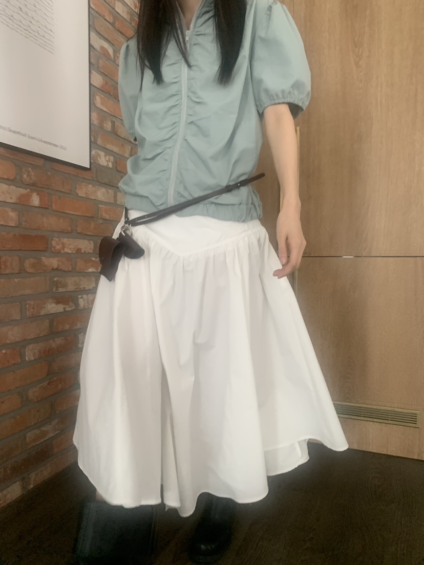 TRUE韓國直郵實拍女士新品26春夏職業推薦休閑人氣夾克褶皺TRUE夾克