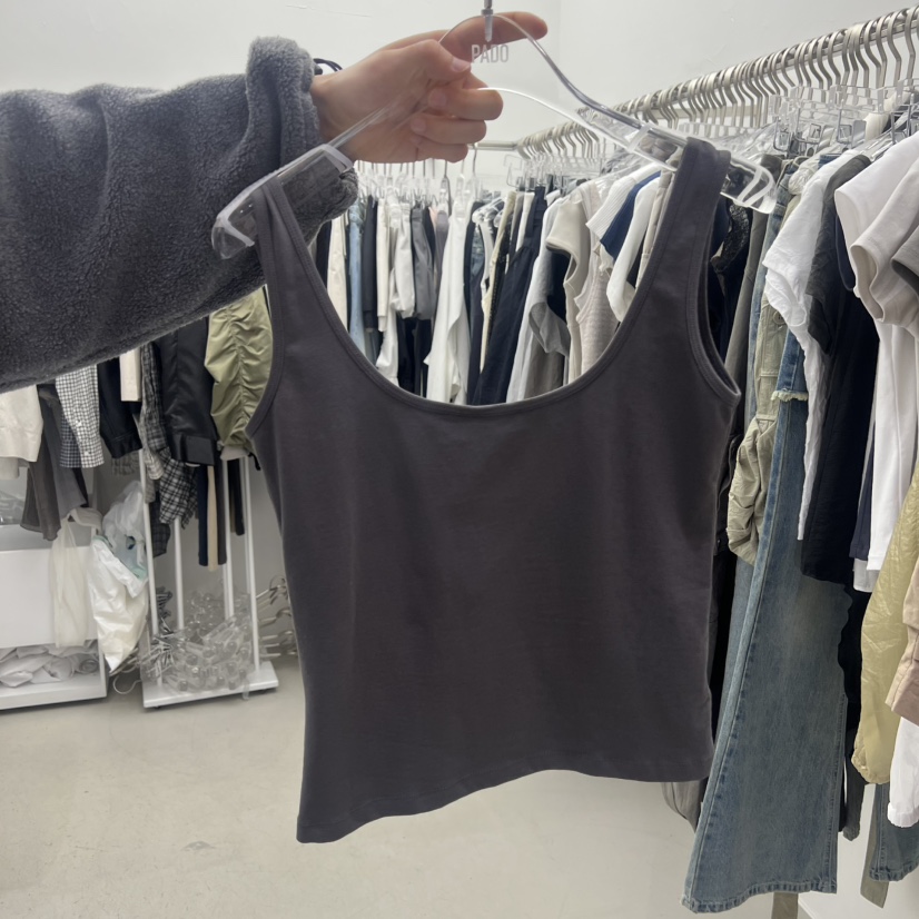 PADO韓國代購女士新品職業熱賣26春夏時尚推薦休閑吊帶背心PADO吊帶/背心圖色5