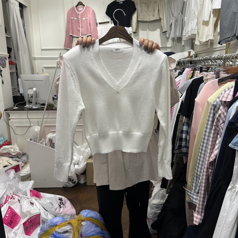 J.RITZY韓國東大門代購女裝新款26春夏人氣推薦職業針織衫J.RITZY針織衫圖色1