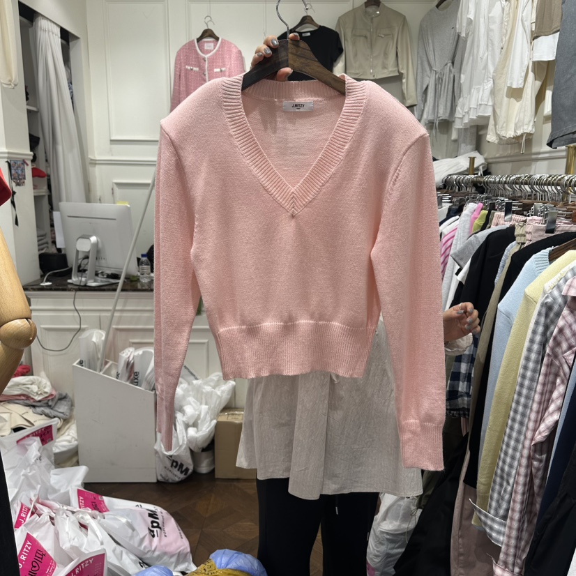 J.RITZY韓國東大門代購女裝新款26春夏人氣推薦職業針織衫J.RITZY針織衫圖色2