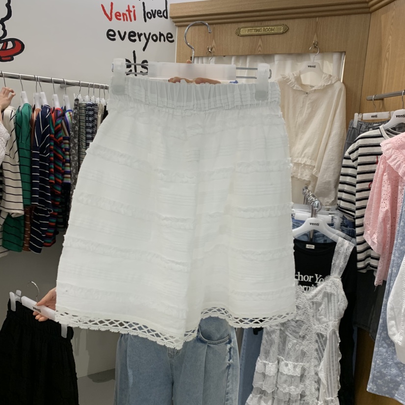 VENTI韓國東大門直郵女士新品休閑時尚推薦熱賣人氣短褲蕾絲VENTI短褲
