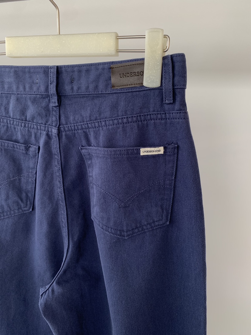 UNDERSON韓國直郵實拍女士新款推薦時尚26春夏熱賣休閑褲UNDERSON休閑褲