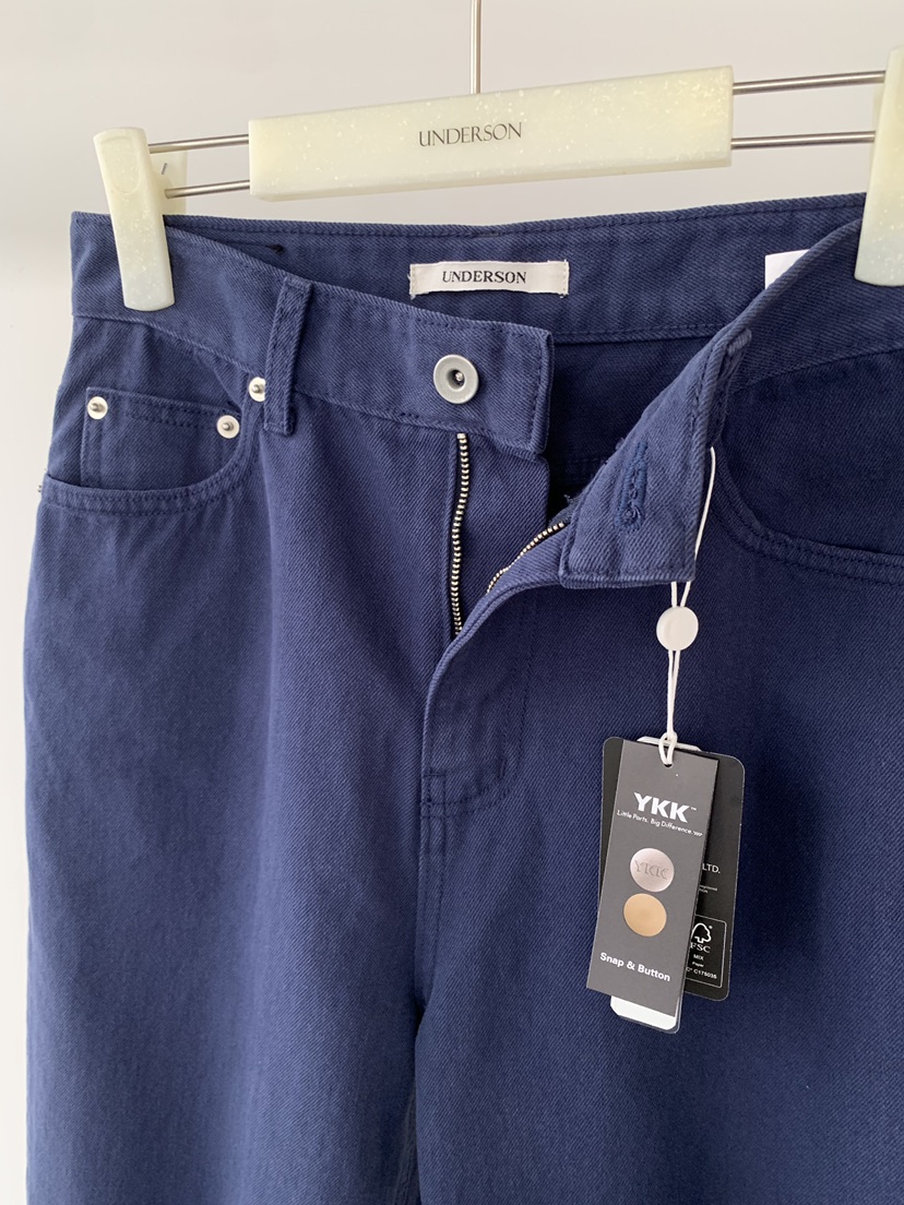UNDERSON韓國直郵實拍女士新款推薦時尚26春夏熱賣休閑褲UNDERSON休閑褲