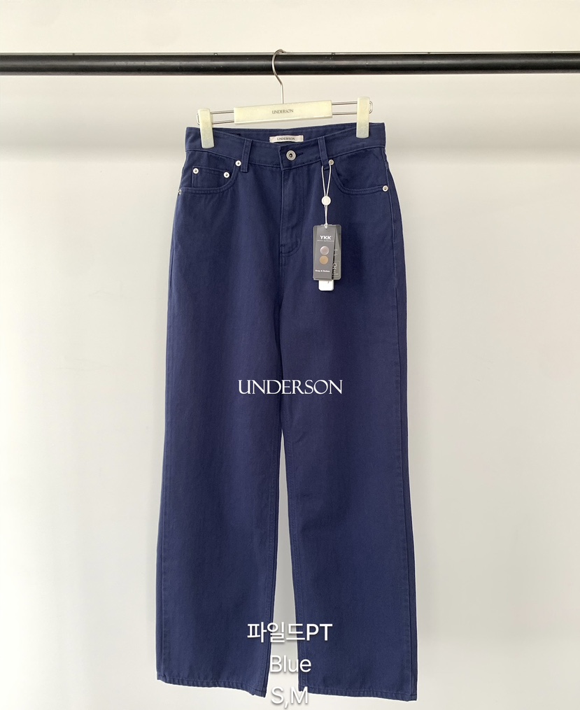 UNDERSON韓國直郵實拍女士新款推薦時尚26春夏熱賣休閑褲UNDERSON休閑褲圖色1