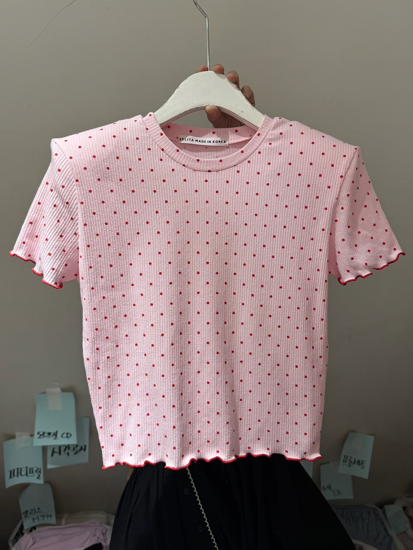 BELITA-L韓國代購女士新款熱賣26春夏職業時尚推薦人氣T恤BELITA-LT恤圖色2