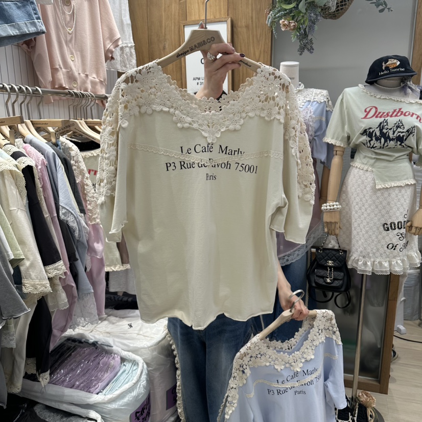 MARI CO韓國代購女士新款推薦職業熱賣休閑時尚26春夏T恤MARI COT恤圖色3