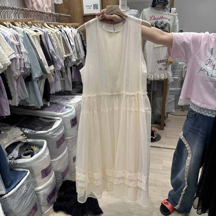 MARI CO韓國東大門直郵女裝新品26春夏時尚休閑職業連衣裙MARI CO連衣裙圖色1