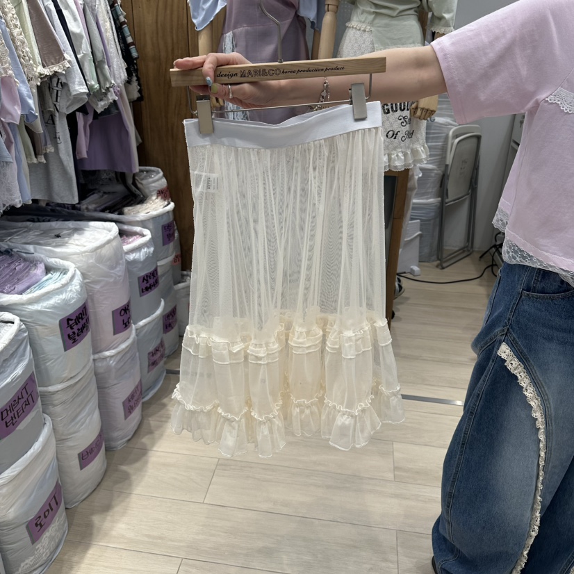 MARI CO韓國代購女裝新品時尚職業26春夏推薦半身裙中短裙MARI CO半身裙/中短裙圖色1