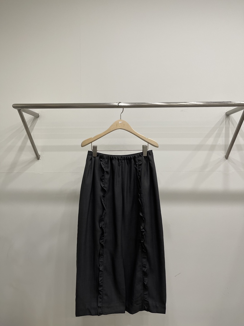 FIFTY韓國東大門直郵女裝新款推薦人氣26春夏時尚長裙雙層FIFTY長裙圖色3墨色