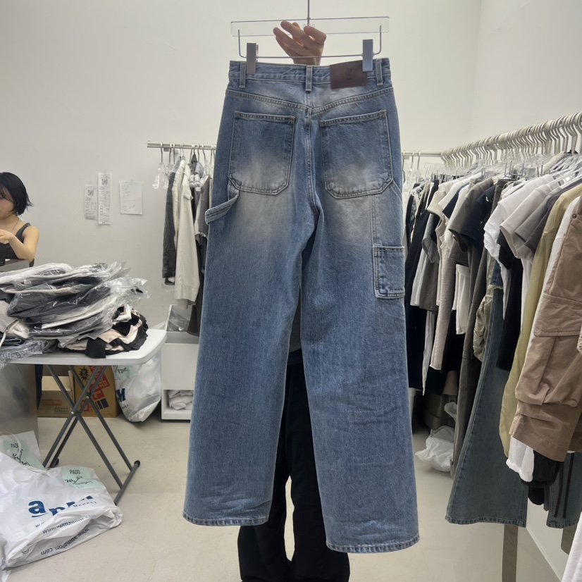 PADO韓國直郵實拍女士新款職業人氣休閑26春夏熱賣牛仔褲PADO牛仔褲