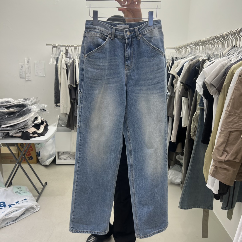 PADO韓國直郵實拍女士新款職業人氣休閑26春夏熱賣牛仔褲PADO牛仔褲圖色1