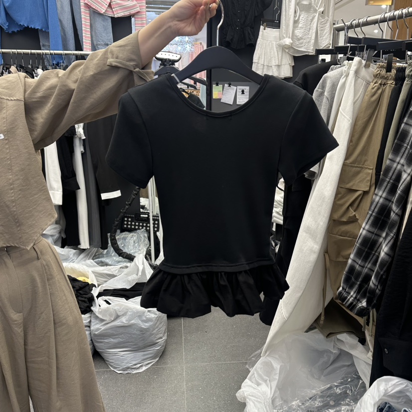 A-DEL韓國東大門代購女士新品休閑人氣職業26春夏時尚T恤A-DELT恤