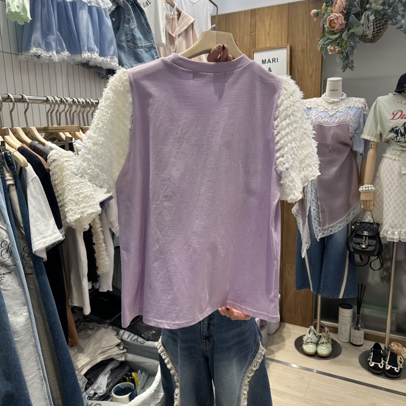 MARI CO韓國直郵實拍女裝新款人氣時尚休閑推薦熱賣26春夏T恤MARI COT恤