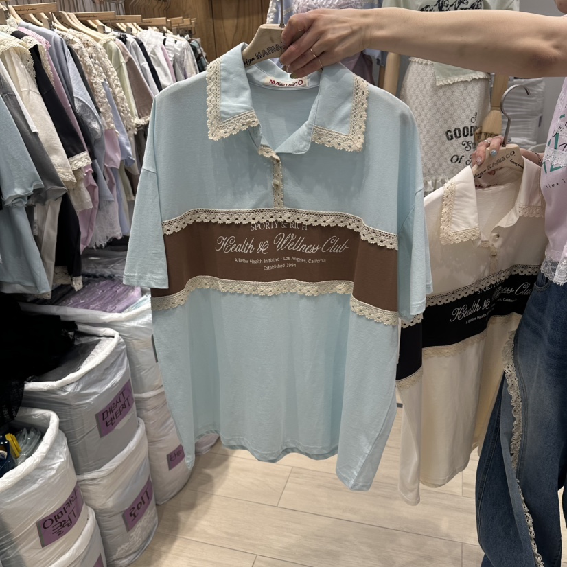 MARI CO韓國東大門直郵女裝新款26春夏職業時尚人氣推薦T恤MARI COT恤圖色2