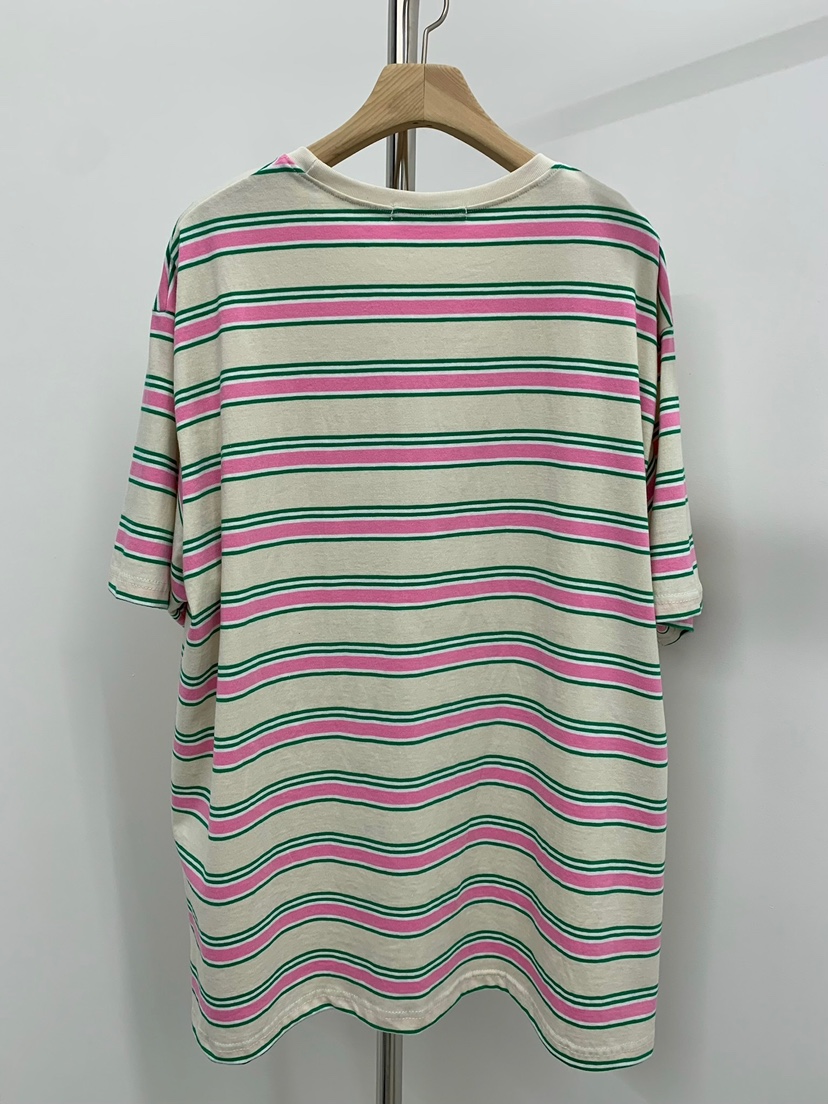 LOVE MY SANTA韓國代購女裝新款熱賣休閑推薦職業T恤條紋Santa/LOVE MY SANTAT恤