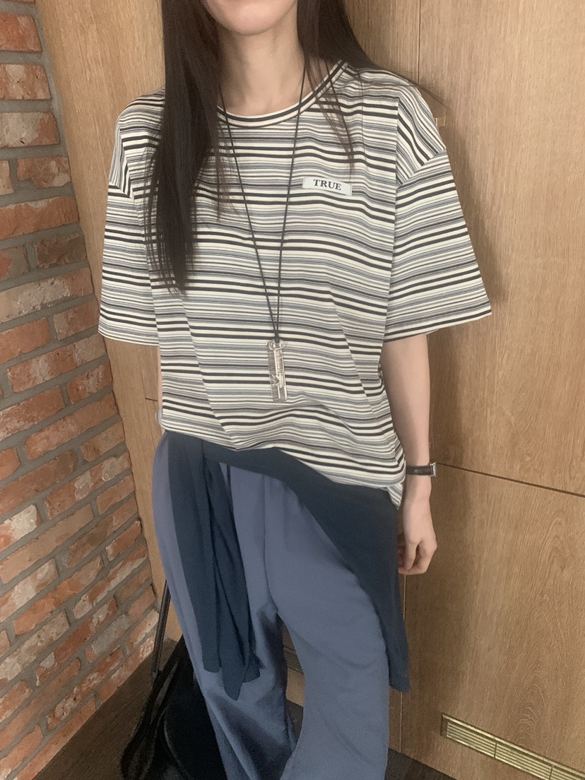 TRUE韓國代購女裝新品職業時尚休閑26春夏人氣推薦熱賣T恤TRUET恤