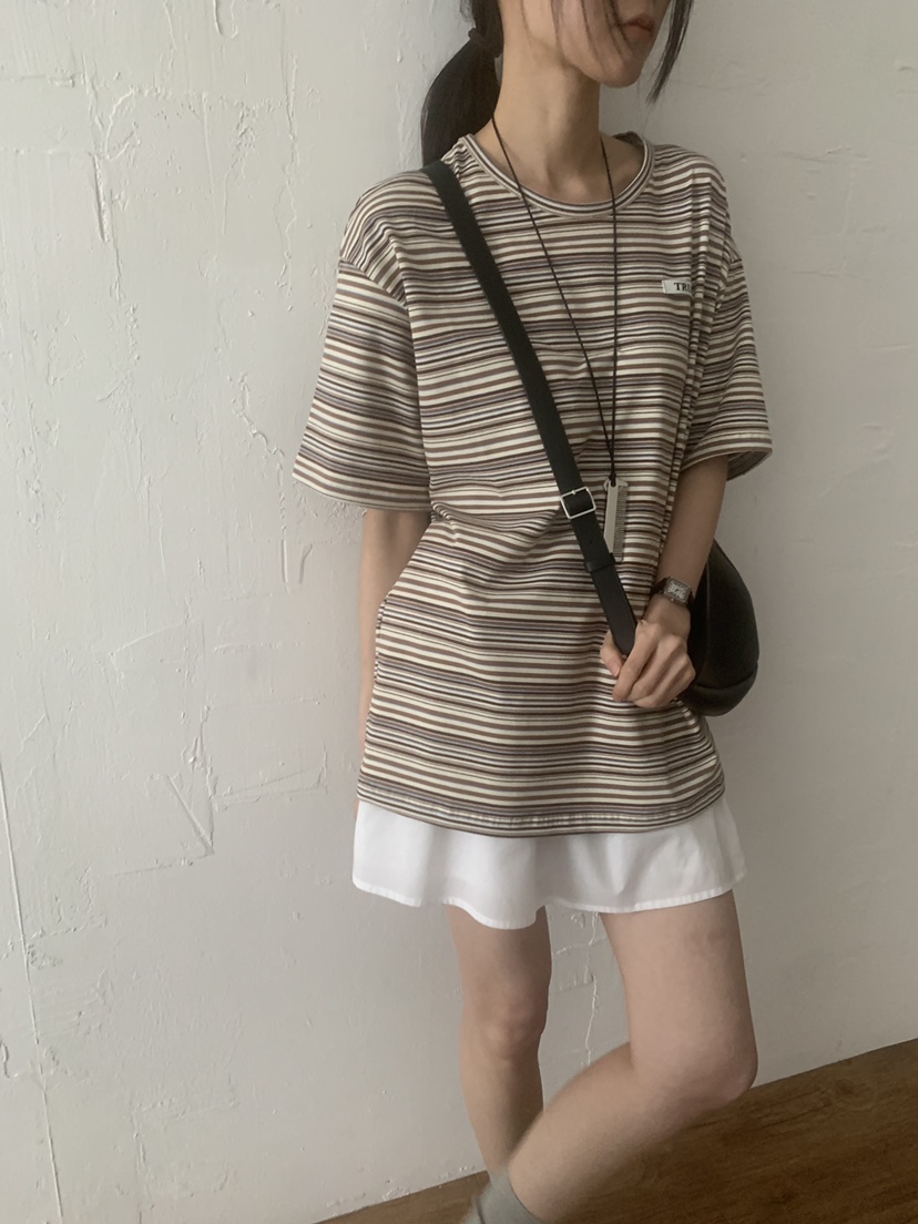 TRUE韓國代購女裝新品職業時尚休閑26春夏人氣推薦熱賣T恤TRUET恤