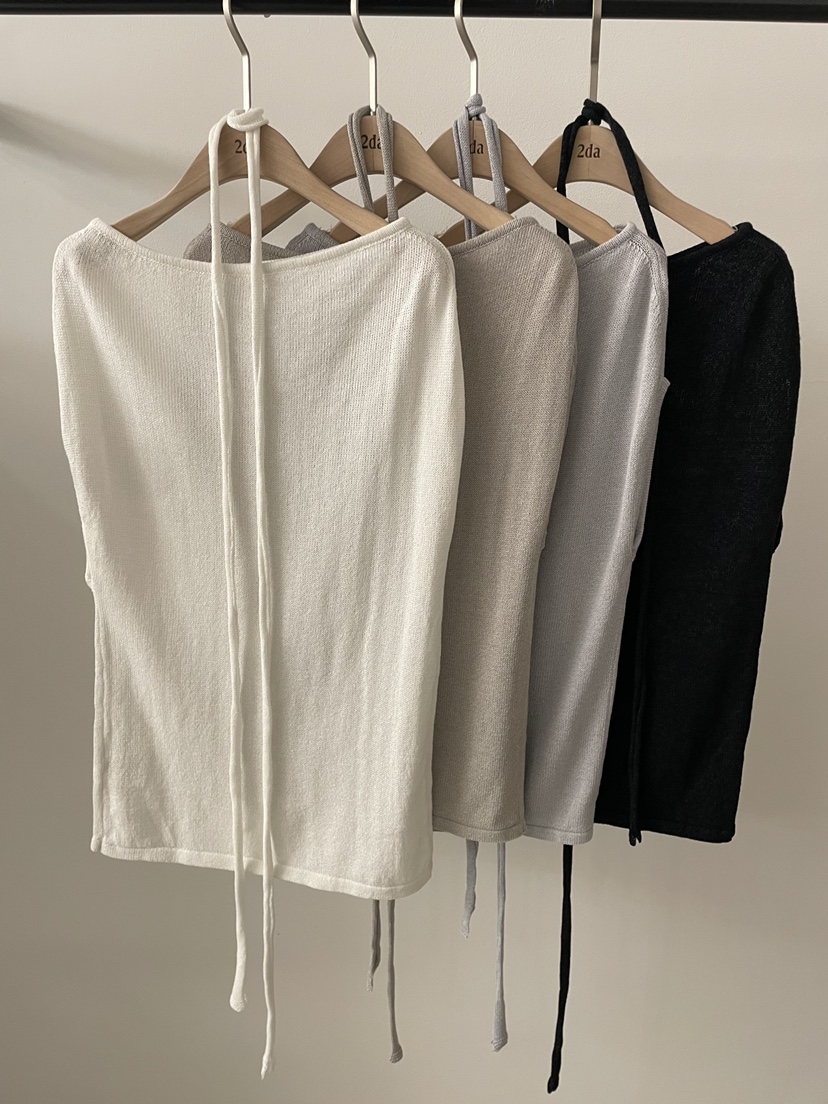 2DA/DARIMI-P韓國直郵女裝新款26春夏休閑吊帶背心含腰繩2DA/DARIMI-P吊帶/背心