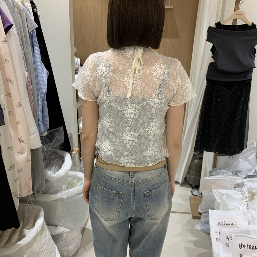 HOWFF韓國代購女裝新款人氣職業推薦襯衫蕾絲衫假兩件套裝HOWFF襯衫/蕾絲衫