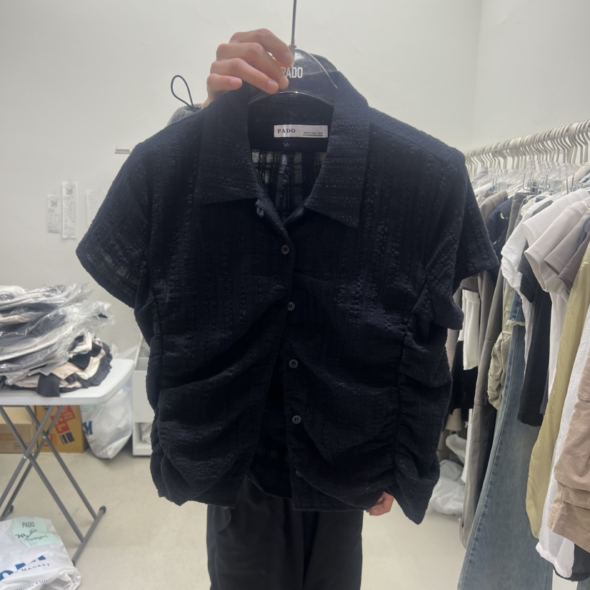 PADO韓國代購女士新品職業時尚人氣熱賣休閑26春夏襯衫蕾絲衫PADO襯衫/蕾絲衫圖色2