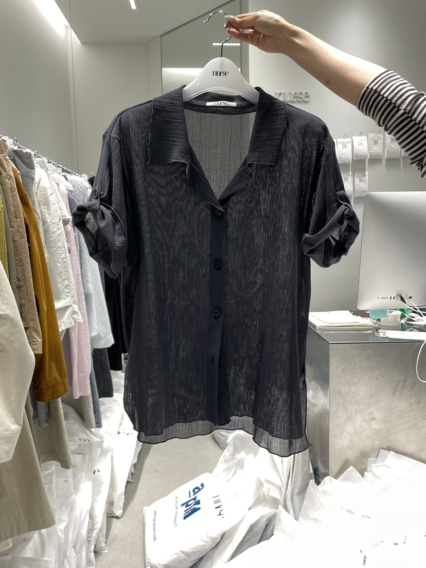 NUESE韓國直郵實拍女士新款熱賣職業時尚26春夏襯衫蕾絲衫NUESE襯衫/蕾絲衫圖色3