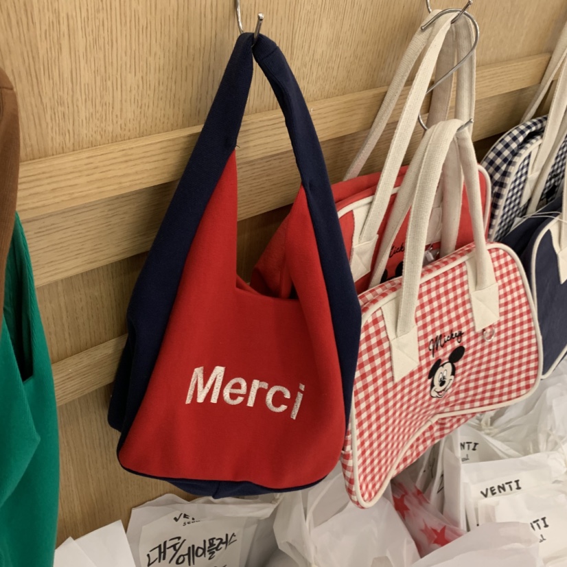 VENTI韓國代購女士新款熱賣人氣時尚推薦休閑26春夏手提包刺繡VENTI手提包