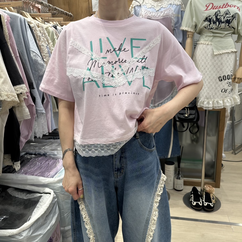 MARI CO韓國直郵實拍女裝新款人氣26春夏時尚熱賣推薦T恤MARI COT恤圖色1