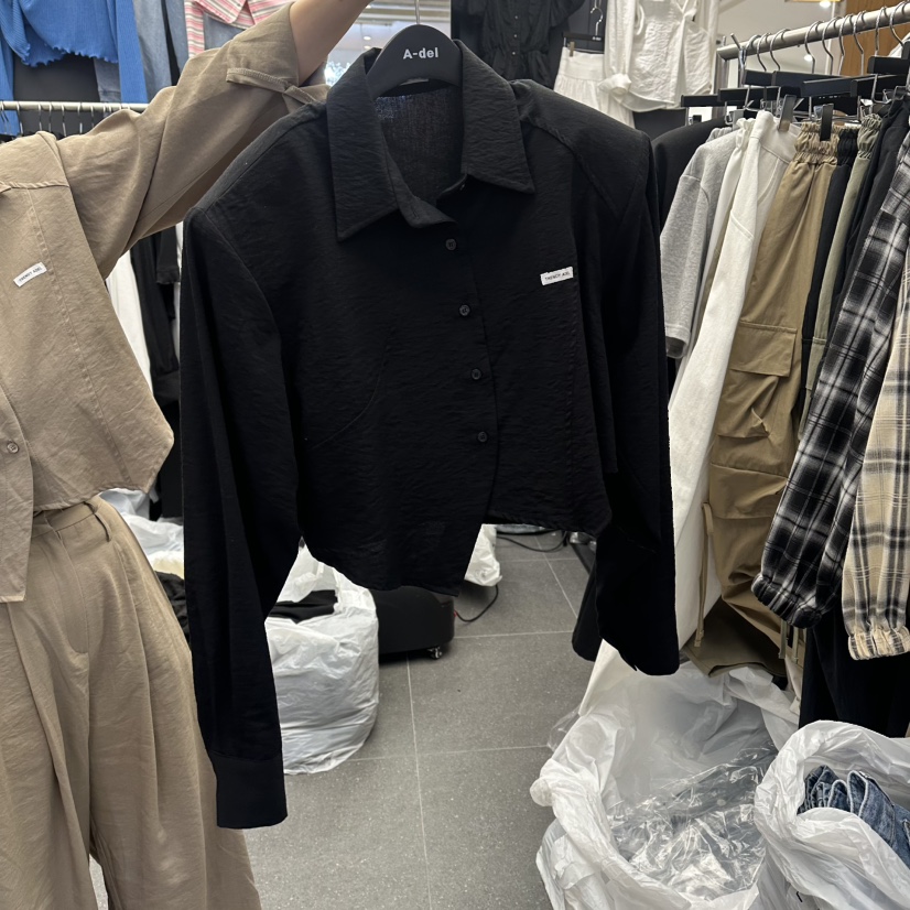 A-DEL韓國東大門直郵女士新品26春夏推薦人氣襯衫蕾絲衫A-DEL襯衫/蕾絲衫圖色3