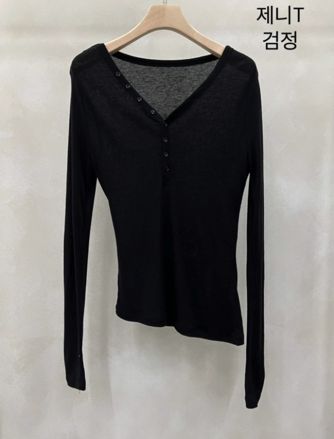 KONI/LAKE-A韓國東大門直郵女士新款熱賣推薦職業長袖T恤KONI/Lake Side長袖T恤圖色2黑色