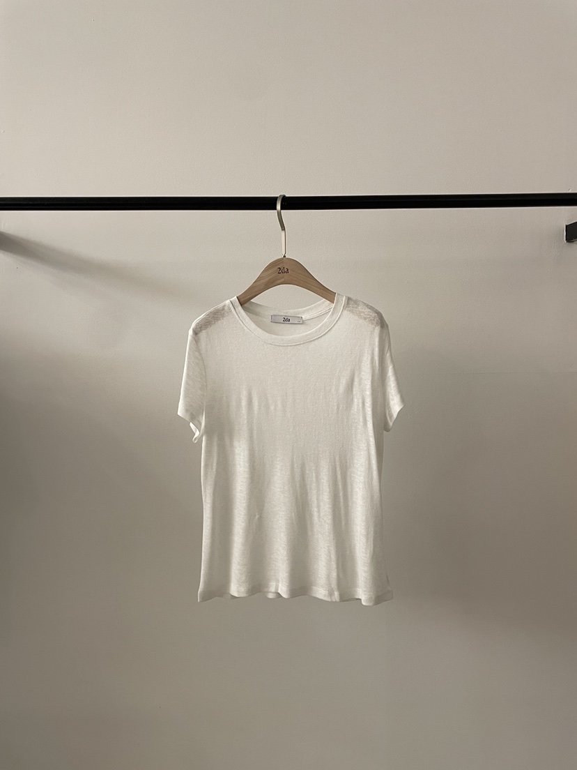 2DA/DARIMI-P韓國代購女士新品推薦人氣時尚熱賣職業T恤2DA/DARIMI-PT恤圖色1白色