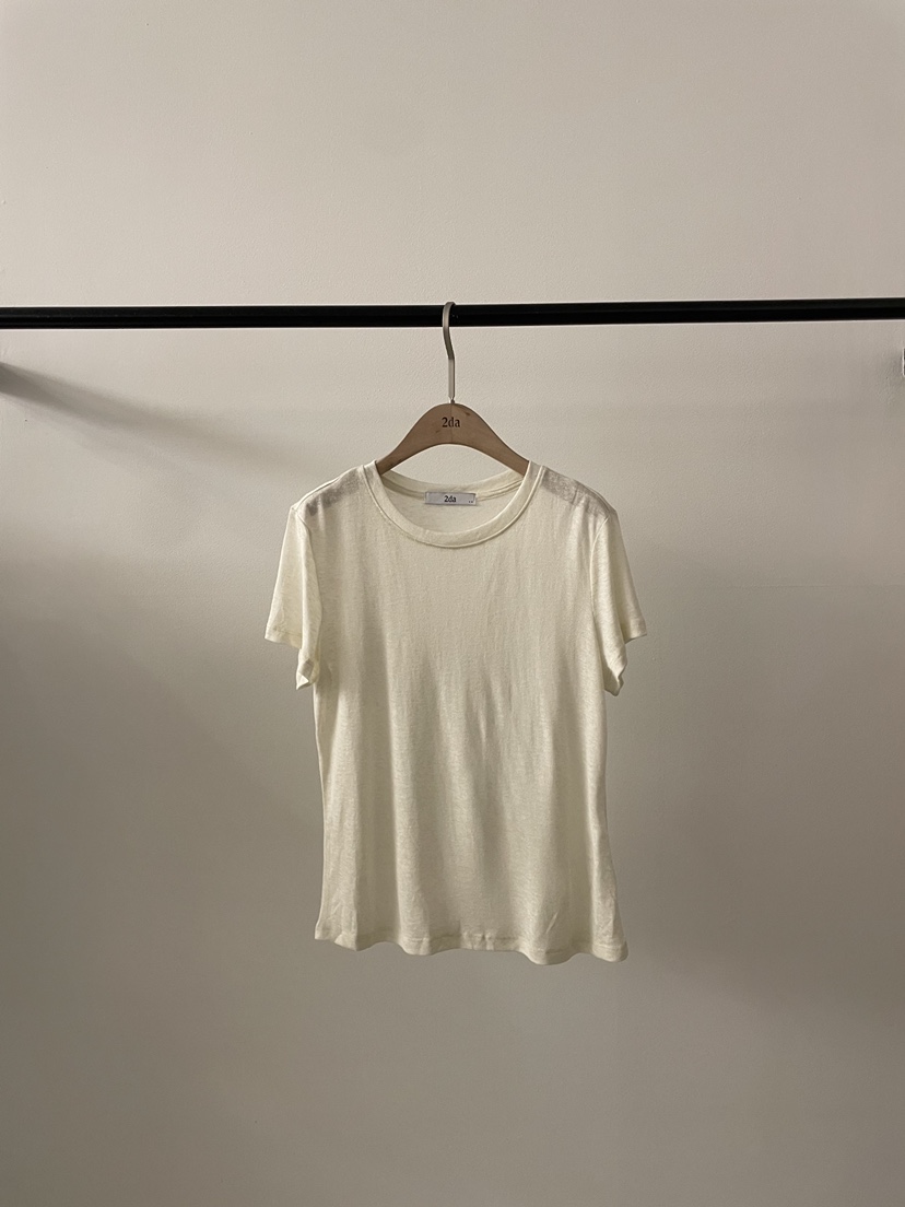 2DA/DARIMI-P韓國代購女士新品推薦人氣時尚熱賣職業T恤2DA/DARIMI-PT恤圖色2奶油色