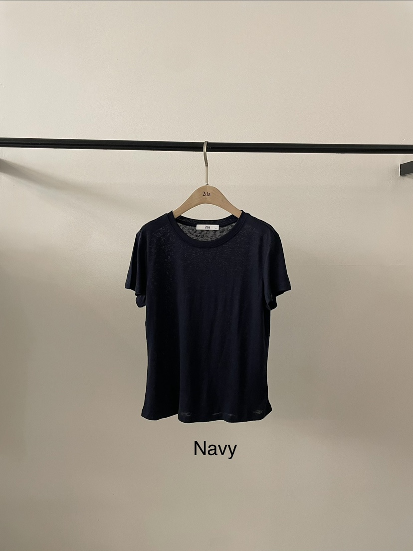 2DA/DARIMI-P韓國代購女士新品推薦人氣時尚熱賣職業T恤2DA/DARIMI-PT恤圖色4深藍色