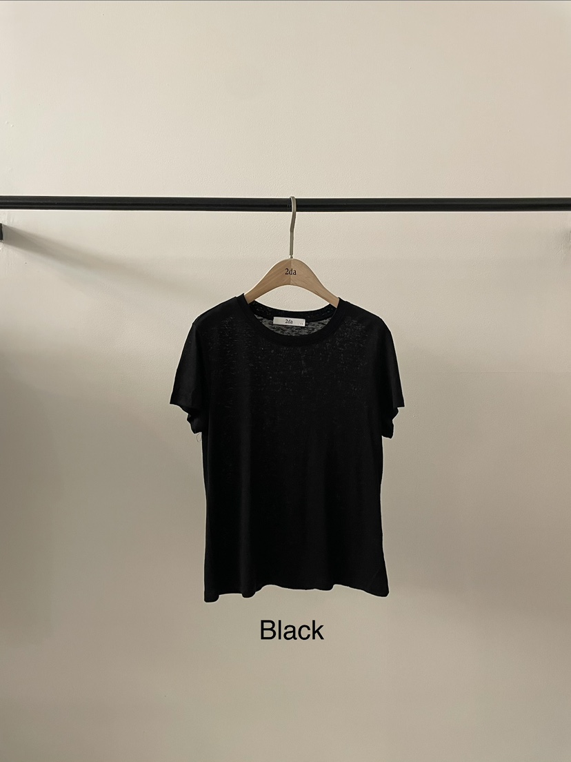 2DA/DARIMI-P韓國代購女士新品推薦人氣時尚熱賣職業T恤2DA/DARIMI-PT恤圖色5黑色