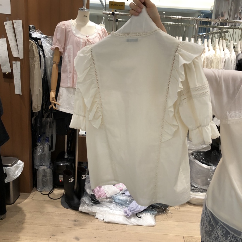 OGI韓國東大門直郵女裝新品人氣推薦26春夏熱賣襯衫蕾絲衫FLat OGI襯衫/蕾絲衫