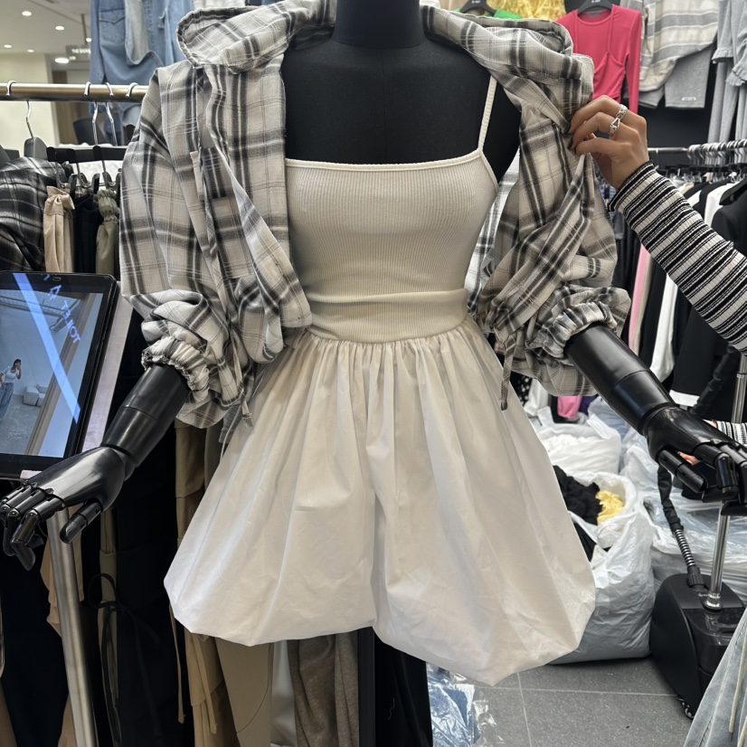 A-DEL韓國代購女裝新款熱賣職業時尚26春夏休閑人氣連衣裙A-DEL連衣裙圖色2