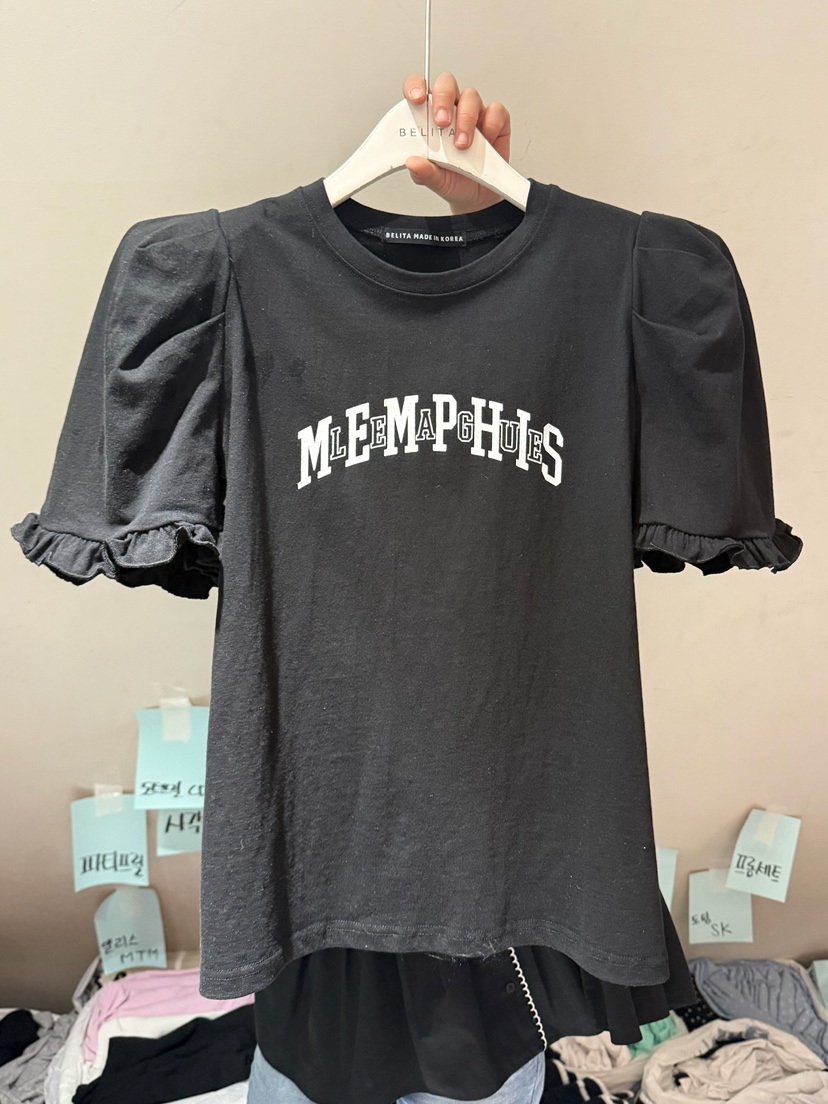 BELITA-L韓國東大門代購女裝新品推薦休閑熱賣人氣26春夏T恤BELITA-LT恤圖色4