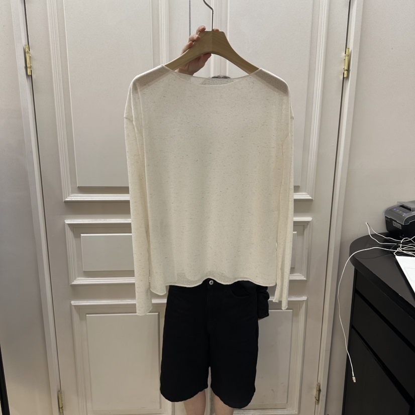 MYOS韓國東大門代購女士新品職業休閑推薦長袖T恤亞麻針織MYOS長袖T恤