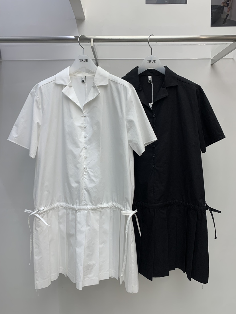 TRUE韓國直郵實拍女裝新品26春夏人氣推薦時尚職業連衣裙TRUE連衣裙