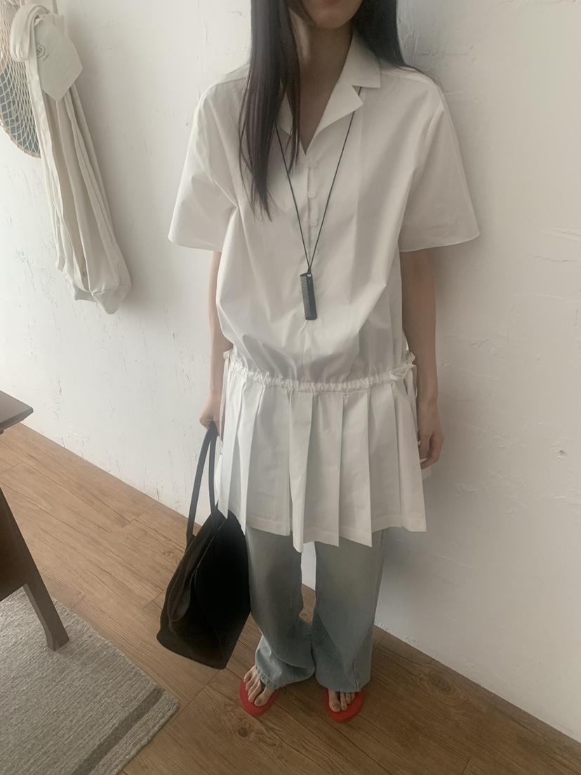 TRUE韓國直郵實拍女裝新品26春夏人氣推薦時尚職業連衣裙TRUE連衣裙