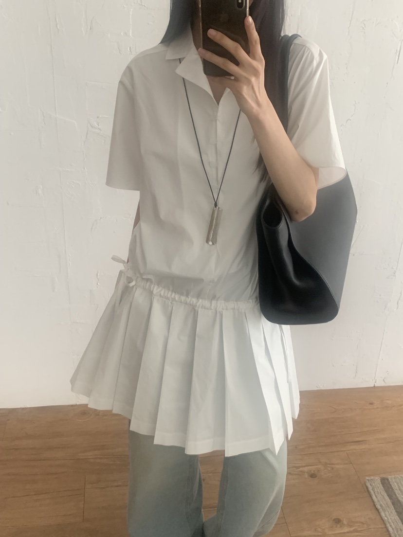 TRUE韓國直郵實拍女裝新品26春夏人氣推薦時尚職業連衣裙TRUE連衣裙