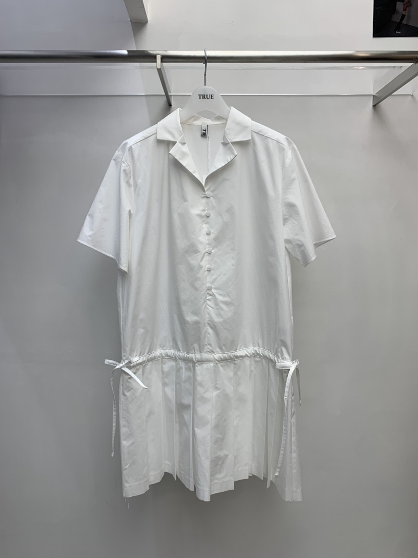 TRUE韓國直郵實拍女裝新品26春夏人氣推薦時尚職業連衣裙TRUE連衣裙圖色1