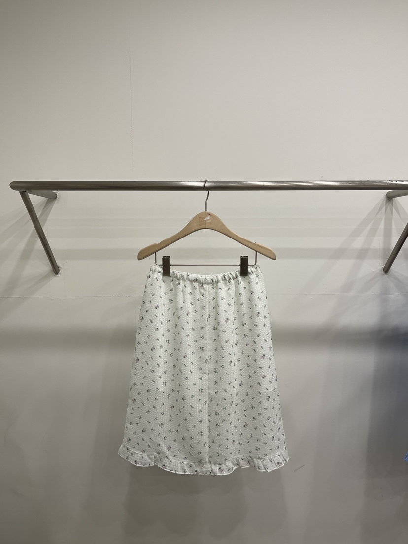 FIFTY韓國直郵女士新款26春夏職業人氣熱賣半身裙中短裙雪紡FIFTY半身裙/中短裙