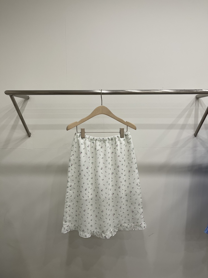 FIFTY韓國直郵女士新款26春夏職業人氣熱賣半身裙中短裙雪紡FIFTY半身裙/中短裙圖色1