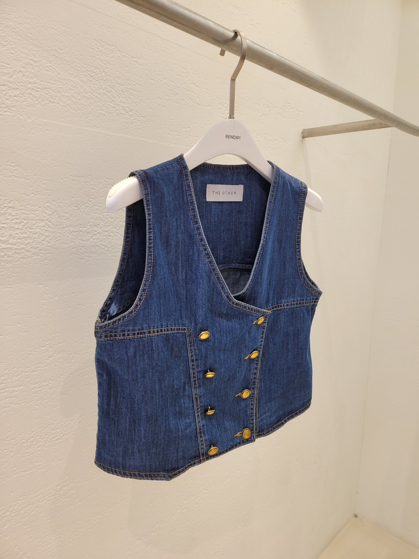 THE OTHER韓國直郵實拍女裝新品推薦休閑熱賣職業時尚馬甲THE OTHER馬甲