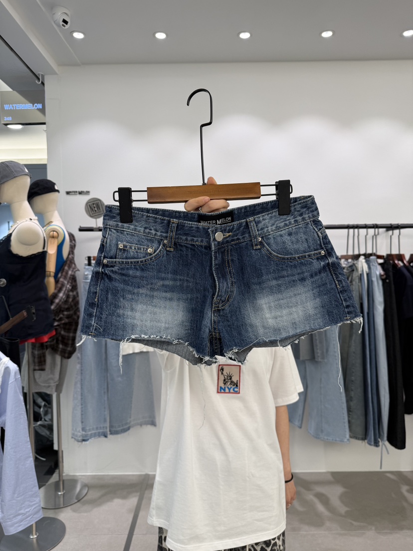 WATERMELON韓國東大門直郵女士新款推薦休閑職業人氣短褲WATER MELON短褲圖色1