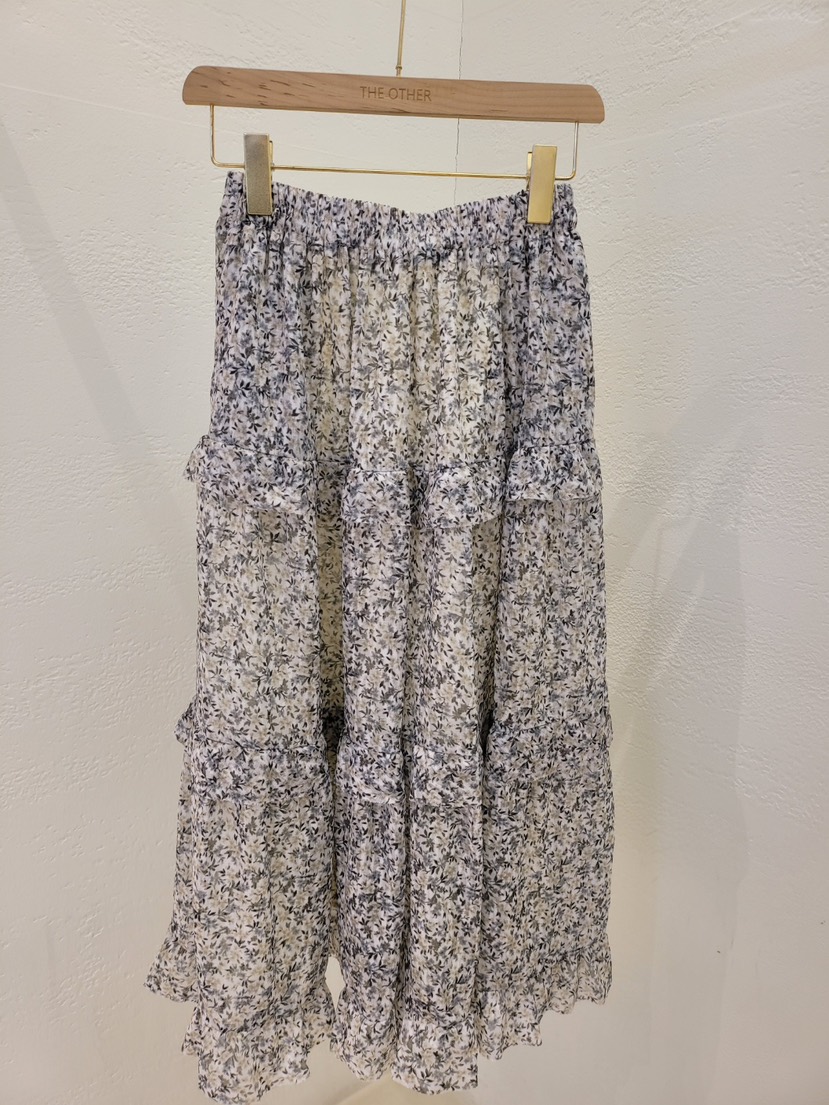 THE OTHER韓國直郵實拍女裝新品休閑時尚推薦長裙小碎花THE OTHER長裙圖色1