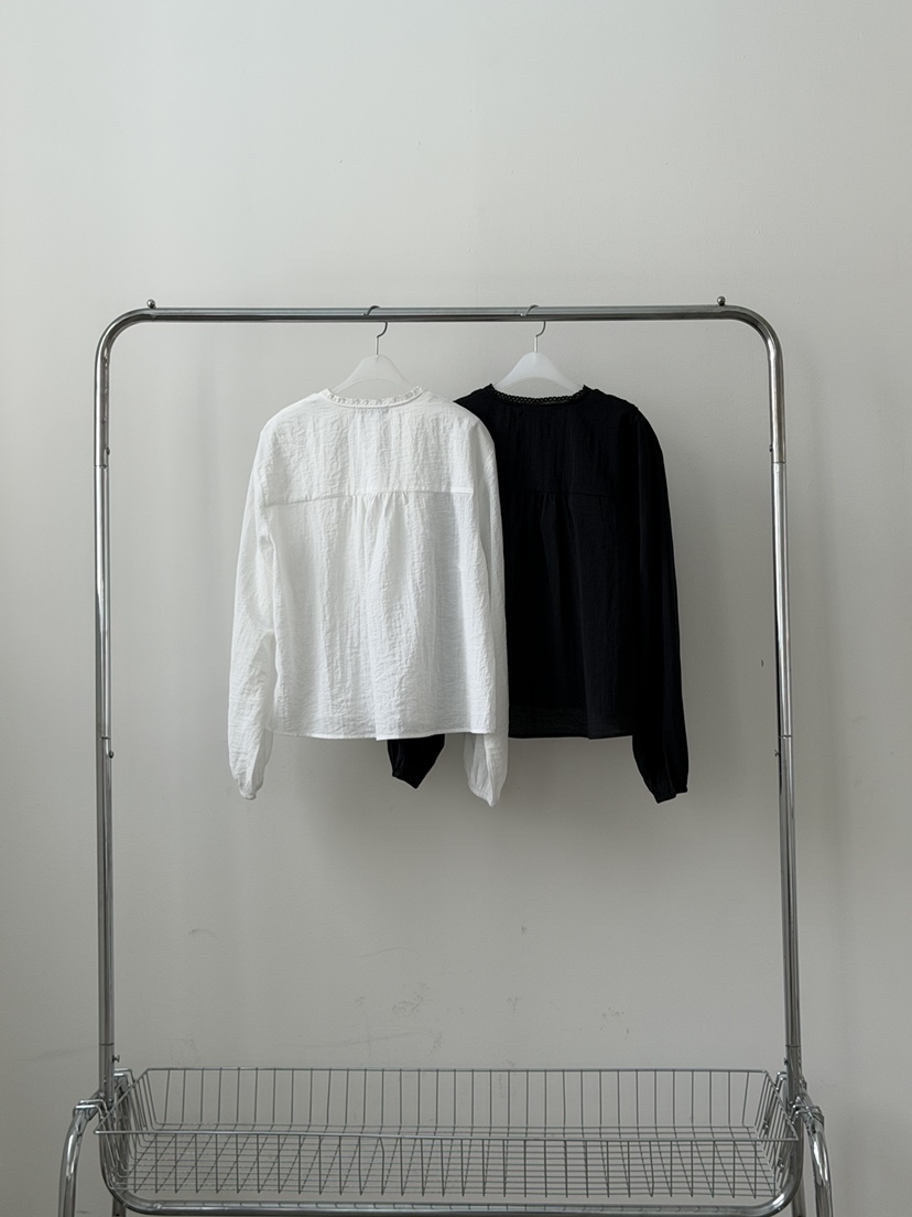 RIVER RAIN韓國東大門代購女裝新款休閑職業推薦襯衫蕾絲衫RIVER RAIN襯衫/蕾絲衫