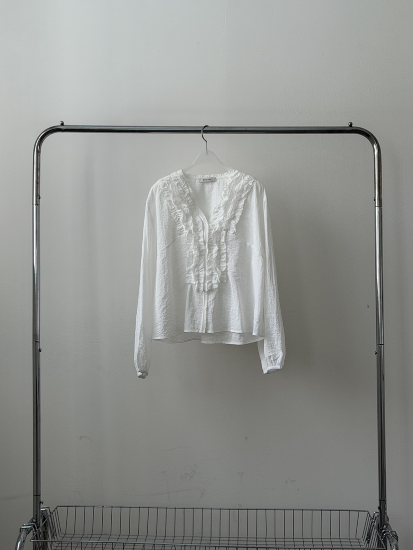 RIVER RAIN韓國東大門代購女裝新款休閑職業推薦襯衫蕾絲衫RIVER RAIN襯衫/蕾絲衫圖色1